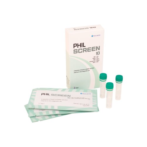 PHIL SCREEN 10 – 3‑pack fast and reliable multi‑component test kit